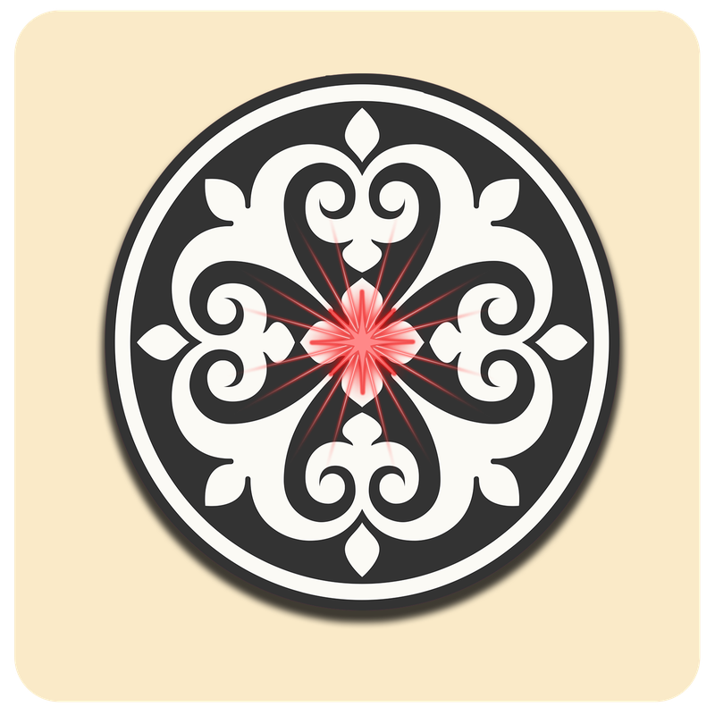 Dessous de verre lumineux à LED avec piles de rechange offertes | Design : Élégant