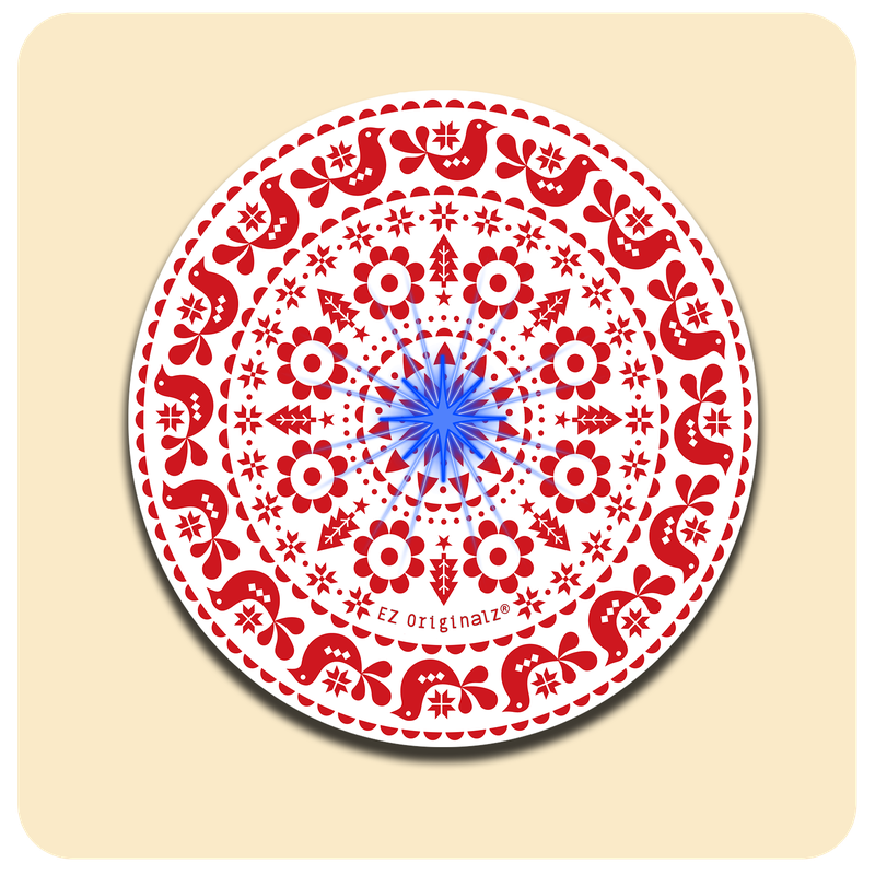 Dessous de verre lumineux avec piles de rechange offertes | Design : Scandinavie