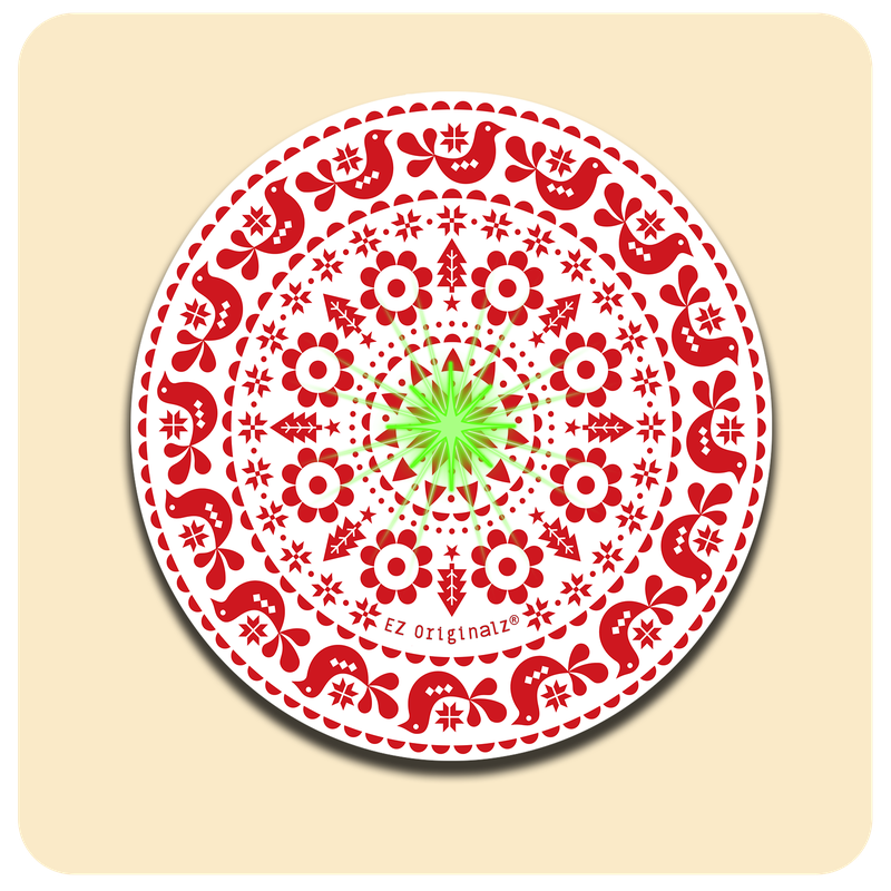 Dessous de verre lumineux avec piles de rechange offertes | Design : Scandinavie