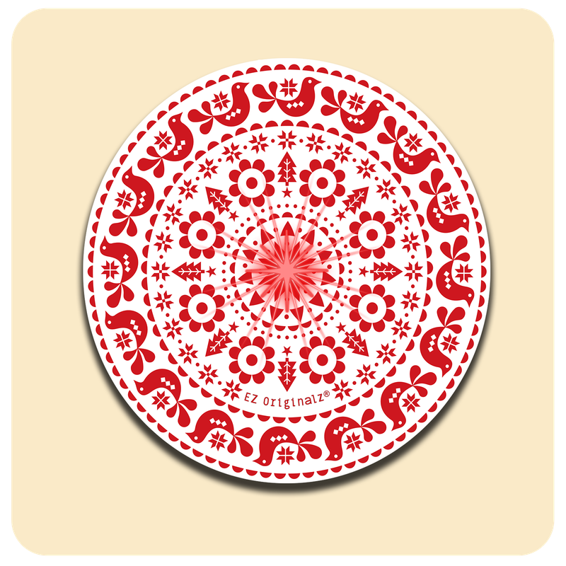 Dessous de verre lumineux avec piles de rechange offertes | Design : Scandinavie