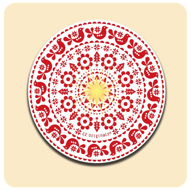 Dessous de verre lumineux avec piles de rechange offertes | Design : Scandinavie