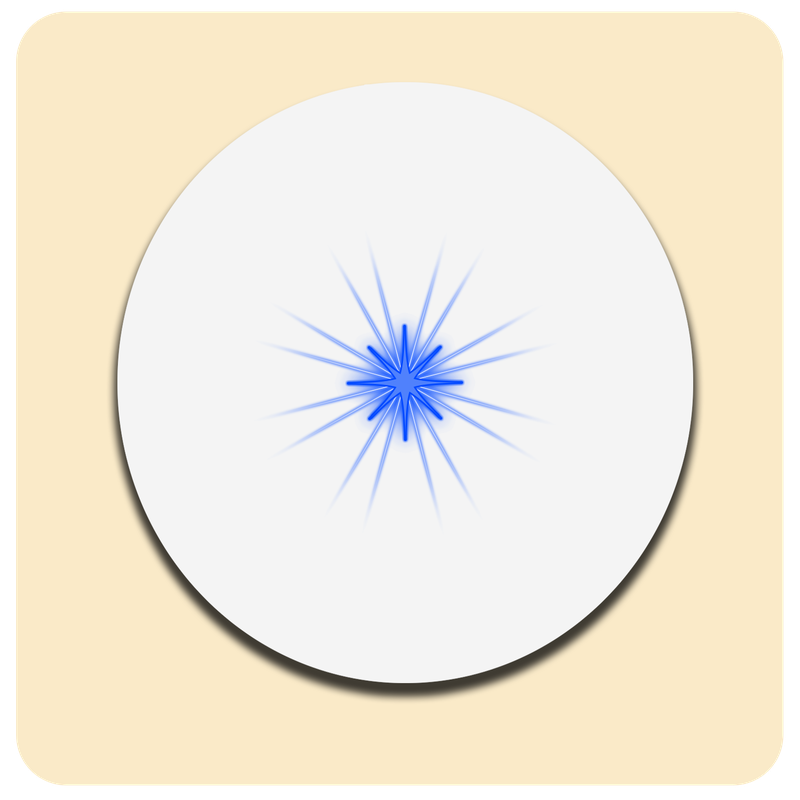 Dessous de verre lumineux avec piles de rechange offertes | Design : Blanc