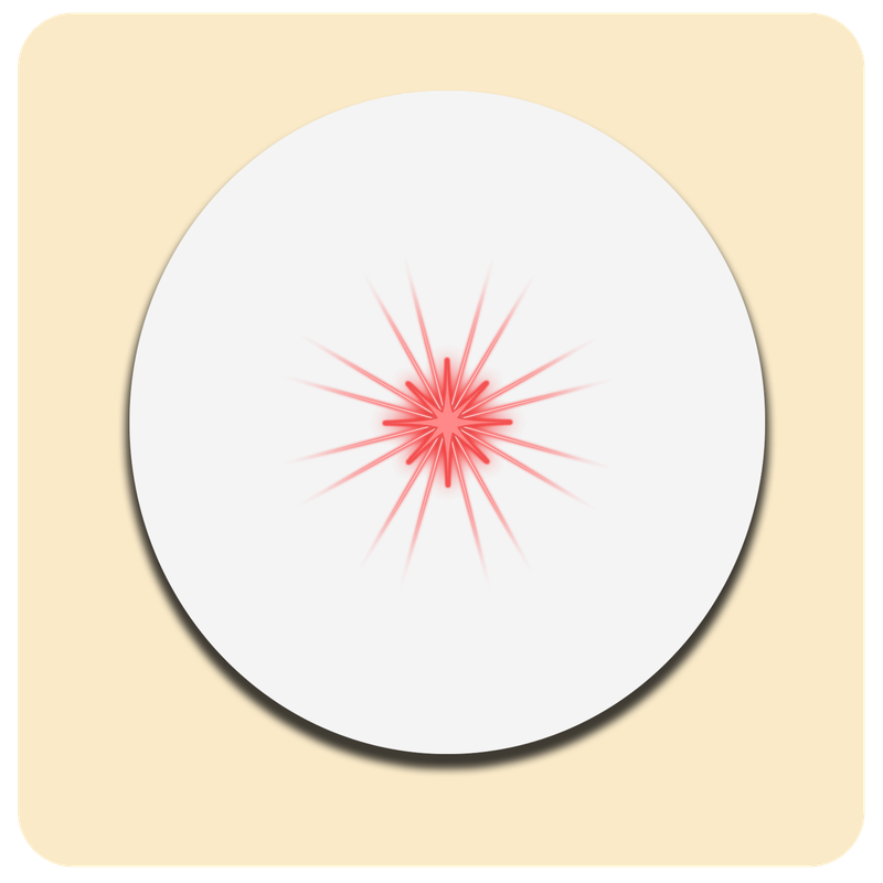 Dessous de verre lumineux avec piles de rechange offertes | Design : Blanc