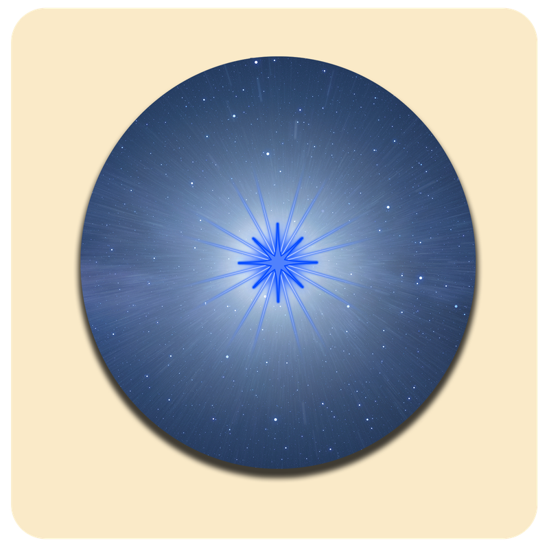 Dessous de verre lumineux avec piles de rechange offertes | Design : Univers